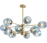 ZBZFGE Century Sputnik Chandelier Ceiling Lamp, Glass Branch Fixture, E27 Base, Novelty Lighting Compatible with Kitchen, Home A Contemporary Hanging Chandeliers,Ceiling Light