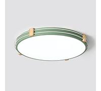 ZBZFGE Chandeliers, Promise Dimming LED Light Fixture Energy Efficient Flush Mount Ceiling Lighting Acrylic Metal Shade Flat Lamp for Kitchen, Bedroom Color : Gree