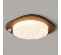 ZBZFGE Classical Decorative Lamp 3 Color Dimmable Polished Iron Close to Fixtures Acrylic Lampshade Chandelier Flush Mount Ceiling Light for Entryway Bed