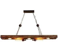 ZBZFGE Farmhouse Lighting Distressed Rustic Chandelier Light Fixture Recessed Wooden Beam Ceiling Light,Contemporary Dining Room