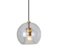 ZBZFGE High Transmission Glass Chandelier Lamp, E27 Screw Pendant Light Fixture, Nordic Minimalist, Perfect for Restaurants, and Study Ceilings.