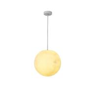 ZBZFGE Home Decoration Ceiling Chandelier Lampshade Creative Planet Moon Nordic Light Fixture Mid Century Waterproof Resin Outdoor Pendant Lamp for Porch Garden Patio