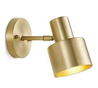 ZBZFGE Indoor Light - Nordic Minimalist Gold-Plated Iron Chandelier, Bedside Wall Lamp for Bedroom, Coffee Shop, Bathroom Mirror, Living Room