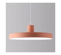 ZBZFGE Industrial Pendant Light Small Disc Chandelier Hanging Lamp Vintage Metal Lampshade Creative Lighting Fixture for Kitchen Island Bedroom Living Dining Room (Color : Black)