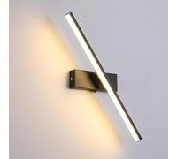 ZBZFGE Linear LED Light, Creative 350 Degree Swivel Adjustable Lantern for Kitchen Island Living Room Wall (Black,30cm/11.8in)