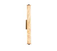 ZBZFGE Minimalist Mounted Lamp, Natural Stone Alabaster Linear Wall for Bedroom Living Room Dining Room(50cm/19.6in)