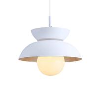 ZBZFGE Nordic Aluminum Color Chandelier Fixture - Semi-Circular Pendant Light with Bowl Metal Lampshade, French Restaurant Ceiling Hanging Lights for Farmhouse, Kitchen, Hotel, Study(Blue)