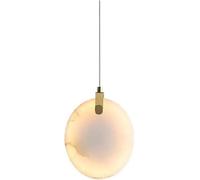 ZBZFGE Round Chandelier Marble Copper Material Pendant Light Compatible with Kitchen Island Bedrooms Living Room,for Various Rooms