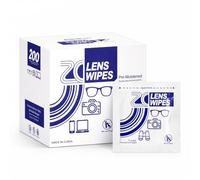 ZC Wipes, Lens Cleaner for Glasses, Cameras & Binoculars - Individually Packed Single-Use Disposable Cleaning Cloths in Sachets, Handy Portable Screen & Spectacle Cleaner 200 Count (200)