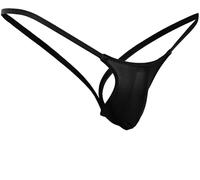 ZC8bdbd Men's Sissy Panties Femboy Clothes Thongs Underwear G-String Jockstrap Lingerie, Black, S