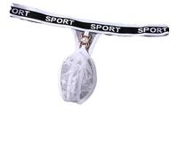 ZC8bdbd Sexy Men's Low-Waist Jockstraps, T-Back G-Strings, Elastic Underwear, Gay Sissy Pouch Briefs, white, One Size