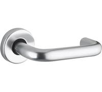 ZCA030SA 19mm Lever On Round Rose Aluminium SAA From The Door Handle Store