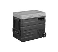 zcamp UD55 12V Car Refrigerator,Dual Zone Car Fridge with Wheels,52QT(49.1L) Electric Cooler Portable Freezer,12 Volt Refrigerator -4℉~68℉,12/24V DC 100-240V AC for Camping, Travel, Truck, RV