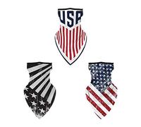 ZCBRISK Ear Hangers Face Mask Seamless Bandanas Headband Scarf Neck Gaiter Sun UV Wind Protection Earhook Balaclava, 3pcs/pack