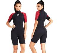 ZCCO 3mm Shorty Wetsuit Men Premium Neoprene Surf Snorkeling