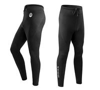 ZCCO Men&Women Wetsuit Pants, 1.5mm/3mm Neoprene Long Pants Keep Warm,Diving Pants for Surfing Kayaking Swimming Diving Canoeing (1.5mm-Men-Black, XXL)