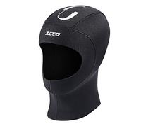 ZCCO Scuba Diving Hood 5mm Neoprene Wetsuit Hood Durable Stretchable Diving Cap,Surfing Thermal Hood for Snorkeling Kayaking Sailing Canoeing Water Sports (5mm, M)