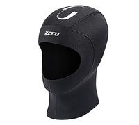 ZCCO Wetsuit Hood 3mm/5mm Thermal Neoprene Diving Hood Underwater Scuba Diving Hat for Snorkeling Surfing Winter Swimming Spearfishing (3mm, L)