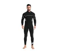 ZCCO Wetsuit Men, 3/2mm Full Wetsuits Back Zip for Cold Water, CR Neoprene Wetsuits for Diving, Surfing, Snorkeling, Kayaking, Water Sports