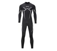 ZCCO Wetsuits Men's 3mm Premium Neoprene Full Sleeve Dive Skin for Spearfishing,Snorkeling, Surfing,Canoeing,Scuba Diving Wet Suits (Black, XS)