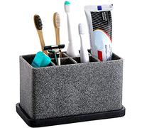 ZCCZ Toothbrush Holder, Bathroom Storage Organizer Caddy for Electric Toothbrush, Toothpaste, Dental Floss, Razor, Comb, Makeup Brush and More
