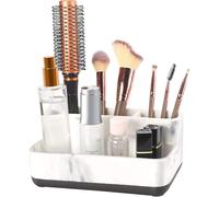 zccz Toothbrush Holders for Bathrooms, Bathroom Organizer Tooth Brushing Holder Electric Toothbrush and Toothpaste Holders Bathroom Accessories Set, White