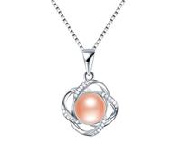 ZCCZJS 100% natural freshwater pearl pendant necklace zircon cross pendant necklace for women Made in China
