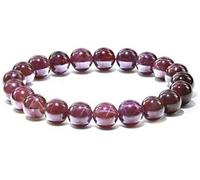 ZCCZJS 100% Natural Red Garnet Star Light Gemstone Crystal Round Beads Women Men Bracelet 7-12mm