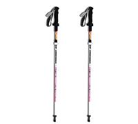 ZCCZJS 2pc Pack 100% Carbon Fiber Trekking Poles - Collapsible, Lightweight, Shock-Absorbent, Hiking, Walking & Running Sticks with EVA Grips, Quick Locks, 4