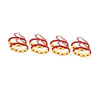 ZCCZJS 8 Pcs Transfer Chinese Men Year of The Rabbit Bracelet Jewelry Friendship Braided Bracelets Red Cotton Rope