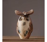 ZCCZJS American Vintage Resin Owl Ornaments Furnished With Soft Decorations In The Living Room Decoration Study Model Room