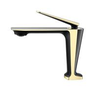 ZCCZJS Black Basin Faucets Bath Basin Mixer Faucet Bathroom Vessel Washbasin Water Mixer Taps Hot and Cold Water Mixer Tap Rose Gold(Rose Gold)