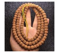 ZCCZJS bracelets for womens trendy natural beaded premium 5 petals bodhi seed buddhism 108 10x8mm