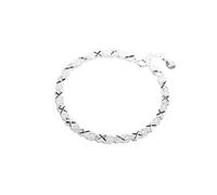 ZCCZJS Bracelets With Beads White Turquoise Crystal Powder Bracelet For Both Men And Women Small Earrings Hoops