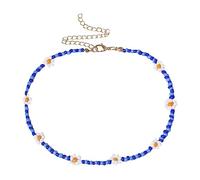 ZCCZJS Daisy Beaded Necklaces Hoops Friendship Bracelets Sterling Silver Chain Women Trendy Bangles Rhinestone Jewelry Costume Gold Woman Earrings Flower Necklace Anklets Beads