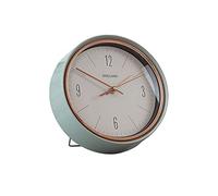 ZCCZJS Desk Clock Clock Household Silent Desk Clock No Tick Alarm Clock Ornaments Modern Bedroom Bedside Table Clock Battery Powered 8.66 Inches Creative (Color : A)