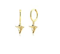 ZCCZJS Earrings Studs Women Jewelry Geometric Moon Eyes Water Drop Pendant Earrings Women Blue/Black Animal Series Earrings Party