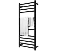 ZCCZJS Electric Heated Towel Rack Electric Towel Warmer Wall Mounted Heated Towel Racks for Bathroom Drying Rack, 162W 304 Stainless Steel Electric Heated Towel Rail,Plug in, Hardwired (Hardwired)