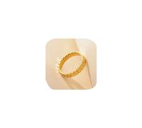 ZCCZJS Fashion 18K Gold Plated Titanium Steel Stainless Steel Rings for Women Wavy Ring Statement Rings Plain Band Knuckle Stacking Rings Promise Wedding Band Gifts for Her 8#