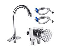 ZCCZJS Faucets,Vertical Pedal Type Faucet Factory Foot Restaurant Kitchen Basin Laboratory Water-Tap/Foot Valve (Foot Valve+Faucet)