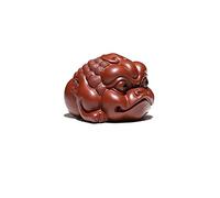 ZCCZJS Feng Shui Wealth Personality Creative Golden Toad Ornaments Tea Tray Three-legged Toad Boutique Decoration Feng Shui Lucky Money Frog Statue Symbol of Wealth Feng Shui Decor (Color : C)