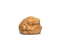 ZCCZJS Feng Shui Wealth Personality Creative Golden Toad Ornaments Tea Tray Three-legged Toad Boutique Decoration Feng Shui Lucky Money Frog Statue Symbol of Wealth Feng Shui Decor (Color : C)
