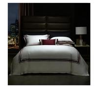 ZCCZJS Four piece bedding set 1000TC Egyptian Cotton Luxury Bedding King Queen Size Duvet Cover Bedsheet Bed four pieces set,