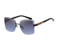 ZCCZJS Frameless Stripe Sunglasses Hollow Men Women Shades UV400 Vintage Glasses