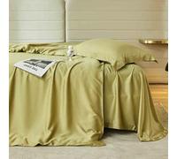ZCCZJS Full Size Bed Sheets - 4 Pieces Soft Full Sheet Set - Breathable & Cooling - Hotel Luxury - Easy Care 60 Sticks Double Sided Tencel Bedding C-1.5M