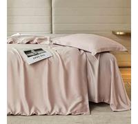 ZCCZJS Full Size Bed Sheets - 4 Pieces Soft Full Sheet Set - Breathable & Cooling - Hotel Luxury - Easy Care 60 Sticks Double Sided Tencel Bedding C-1.5M