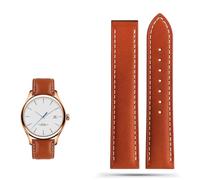 ZCCZJS Genuine Leather Watch Strap For Omega Seamaster 300 150 Speedmaster 007 AT150 Brown Man Watchband 20mm 22mm