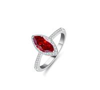 ZCCZJS Girl Products Dazzling 1 Moissanite Rings for Women Marquise Cut D Color S925 Sterling Silver Lab Created Diamond Rings Perfect for Daily Wear Parties Wedding Birthday Gifts