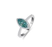 ZCCZJS Girl Products Dazzling 1 Moissanite Rings for Women Marquise Cut D Color S925 Sterling Silver Lab Created Diamond Rings Perfect for Daily Wear Parties Wedding Birthday Gifts