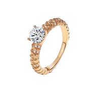 ZCCZJS Girl Products Dazzling 1CT Moissanite Engagement Rings for Women Round Cut D Color S925 Sterling Silver Lab Created Diamond Rings Perfect for Daily Wear Parties Wedding Gifts